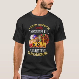 Lustigt fack Maskin Gambling Casino Spelare Vegas  T Shirt