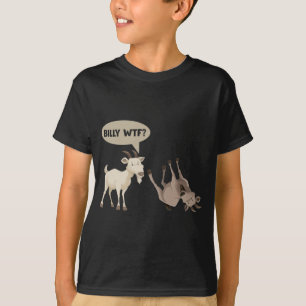 Lustigt falskt goat Superskoj Bergdjur T Shirt