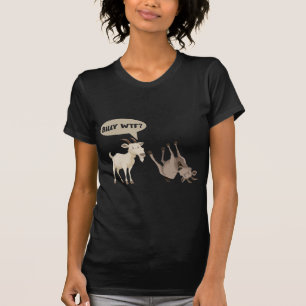 Lustigt falskt goat Superskoj Bergdjur T Shirt