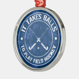 Lustigt Fält Hockey-Helgdag Ornament