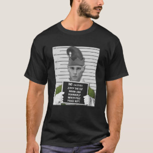 Lustigt fängelse som Robert Mugshot arresterades i T Shirt