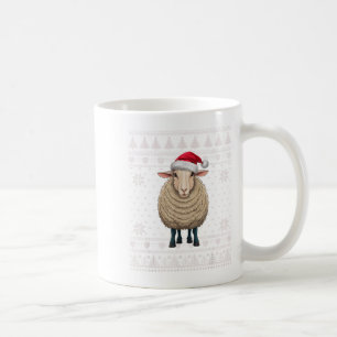 Lustigt Fånig går på den vackra julklappen Kaffemugg