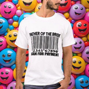 Lustigt Far i Bride scan T Shirt