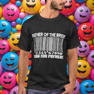 Lustigt Far i Bride scan T Shirt