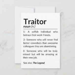 Lustigt farewell-medarbetare, kollega som lämnar j tack kort