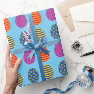 Lustigt, Färgad Påskägg Presentpapper