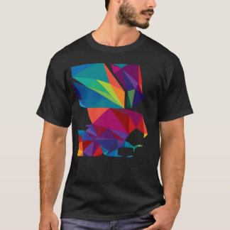Lustigt, färglös fågelfamilj t shirt