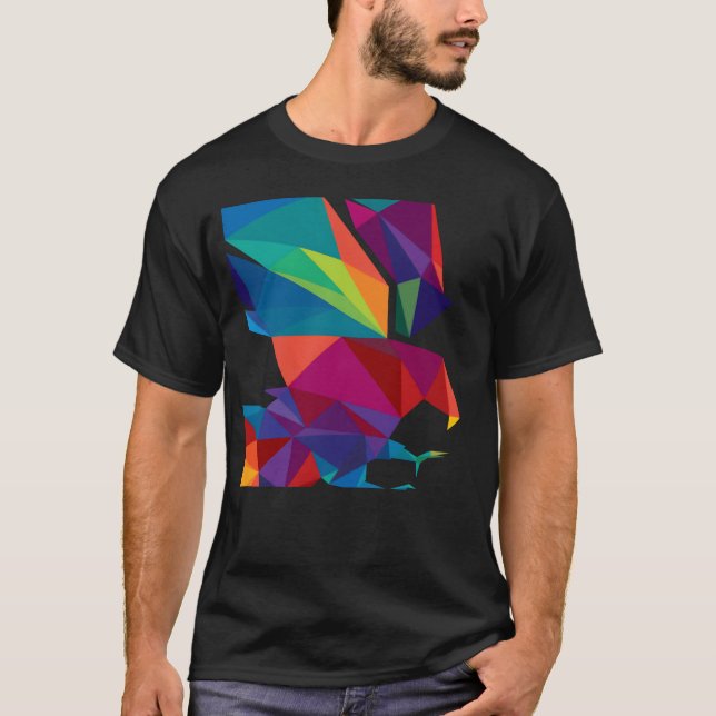 Lustigt, färglös fågelfamilj t shirt (Framsida)