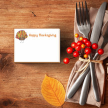 Lustigt, färglös Thanksgiving för Tecknad Turkiet