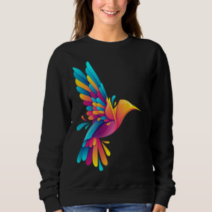 Lustigt färglöst Hummingbird-design, stöd för djur T Shirt