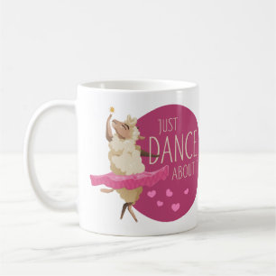 Lustigt fårmeddelande - Dansa om det 1 Kaffemugg