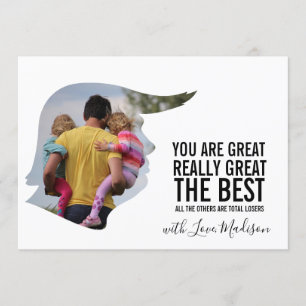 Lustigt Fars dag-kort Inbjudningar