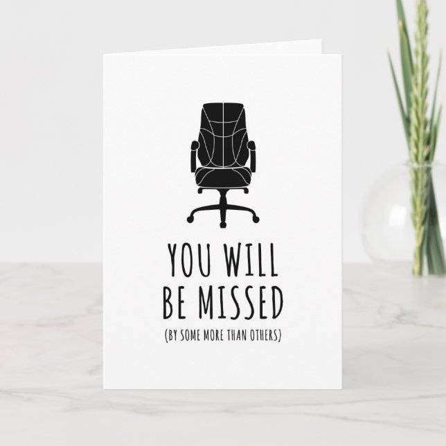 Lustigt fartkort, Rude Farewell Card, roligt kort (Framsida)