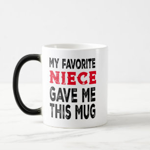 Lustigt "Favorite Niece" Gift Mugg för Moster