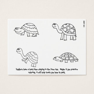 Lustigt felaktig parsningsanteckning visitkort