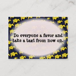 Lustigt felaktig parsningsanteckning visitkort