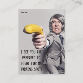 Lustigt felaktig parsningsanteckning visitkort