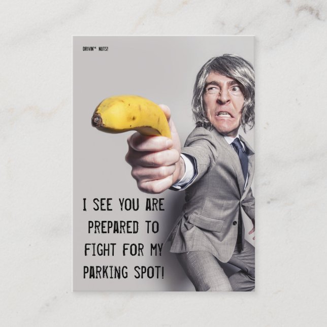 Lustigt felaktig parsningsanteckning visitkort (Framsida)