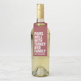 Lustigt fet Thanksgiving vin