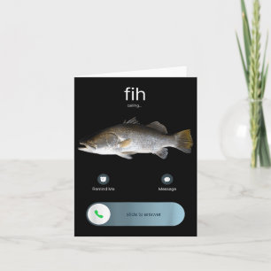 Lustigt Fih-samtal, inkommande samtal, Fih Fis Kort