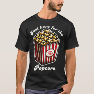 Lustigt film här för popcorn t shirt
