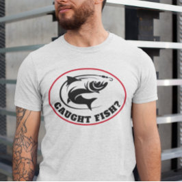 Lustigt "Fisk?" T Shirt
