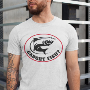 Lustigt "Fisk?" T Shirt