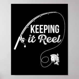 Lustigt fiskbestånd som håller kvar det Reel Joke Poster