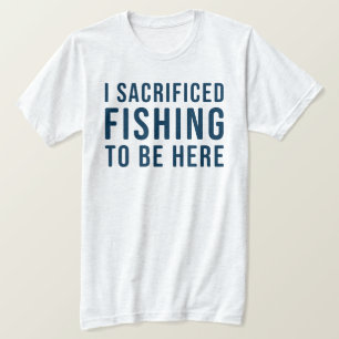 Lustigt fiske - för manar och kvinnor t shirt