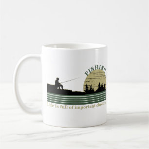 Lustigt fiske kaffemugg
