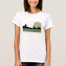 Lustigt fiske t shirt