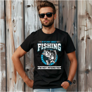 Lustigt fiske t shirt