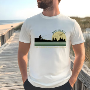 Lustigt fiske t shirt