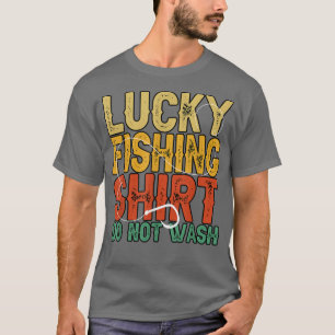 Lustigt fiske Tvättar inte Fiskare Älskare T Shirt
