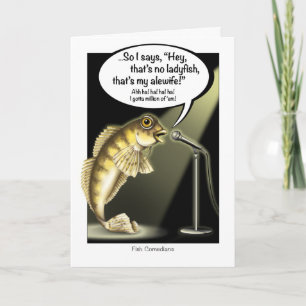 Lustigt fiskekort - få brunstkort kort