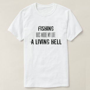 Lustigt FISKERIINRIKTAD Offert T Shirt