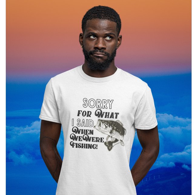 Lustigt fiskesemot vad jag sa om fru Make T Shirt (Skapare uppladdad)