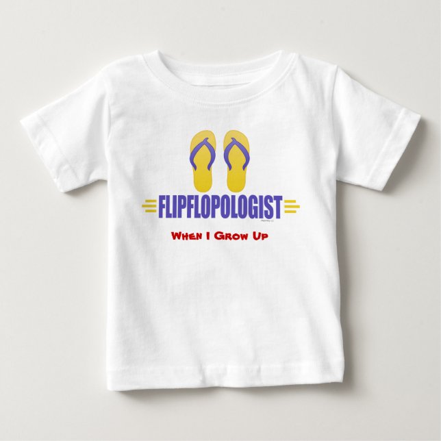 Lustigt Flinflip flops Tee (Framsida)