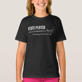 Lustigt Flute Shirt - Fläckt spelarskjorta T