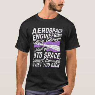Lustigt flyg- och rymdingenjörer Ingenjör Gift T Shirt
