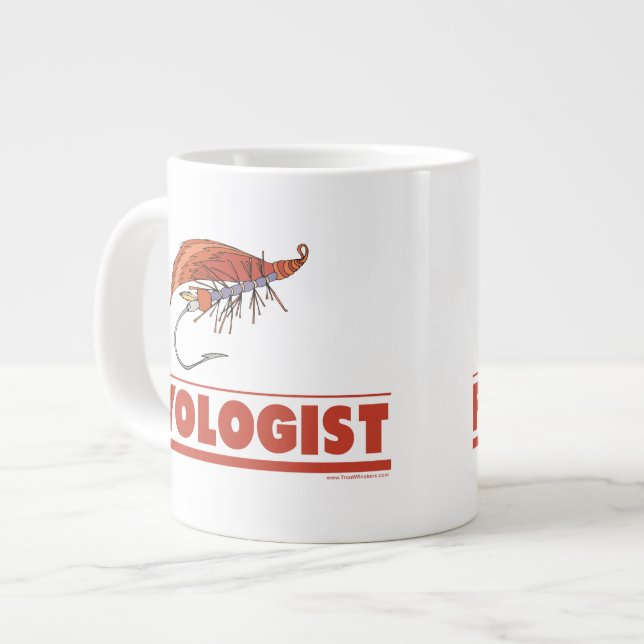 Lustigt Flygfiske Jumbo Mugg (Framsida vänster)