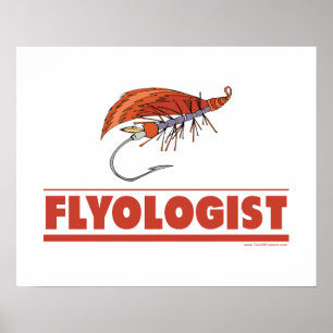 Lustigt Flygfiske Poster