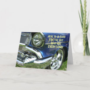 Lustigt födelsedag.. Guy som har allt, Vs 2 Kort