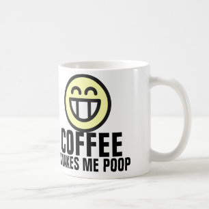 Lustigt födelsedagskaffe gör mig till Poop Mugg