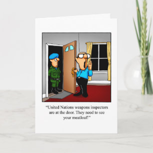 Lustigt födelsedagskort för henne kort