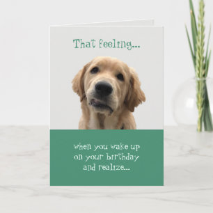 Lustigt födelsedagskort för vem som helst kort