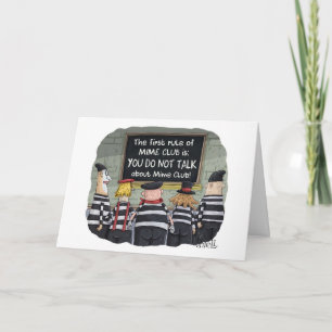 Lustigt födelsedagskort med gruvor kort