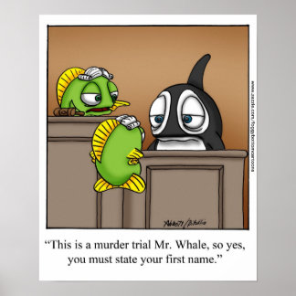 Lustigt "Foggy Grund"-Tecknaden Poster