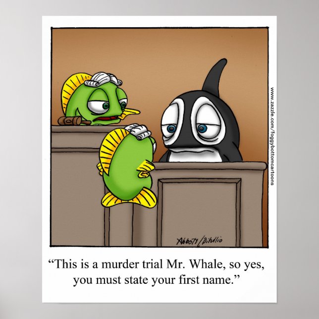 Lustigt "Foggy Grund"-Tecknaden Poster (Framsidan)