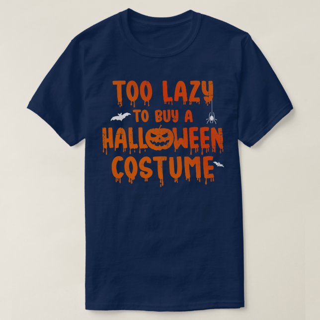 Lustigt för att köpa en halloween-dräkt party t shirt (Design framsida)
